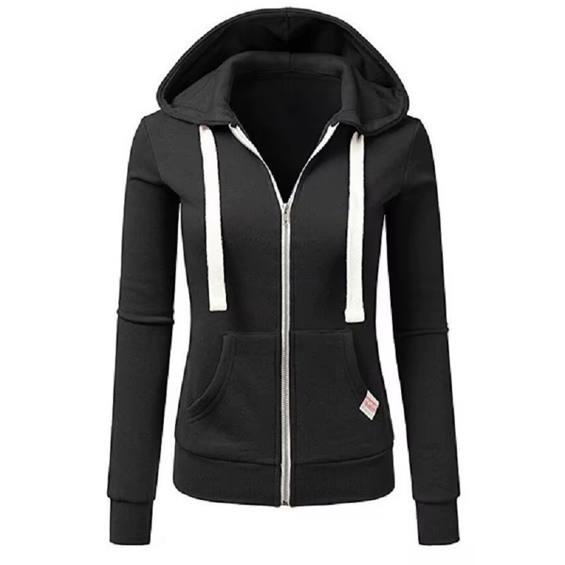 Sweat à capuche de sport personnalisé pour femmes, nouvelle mode automne/hiver, manches longues, cor