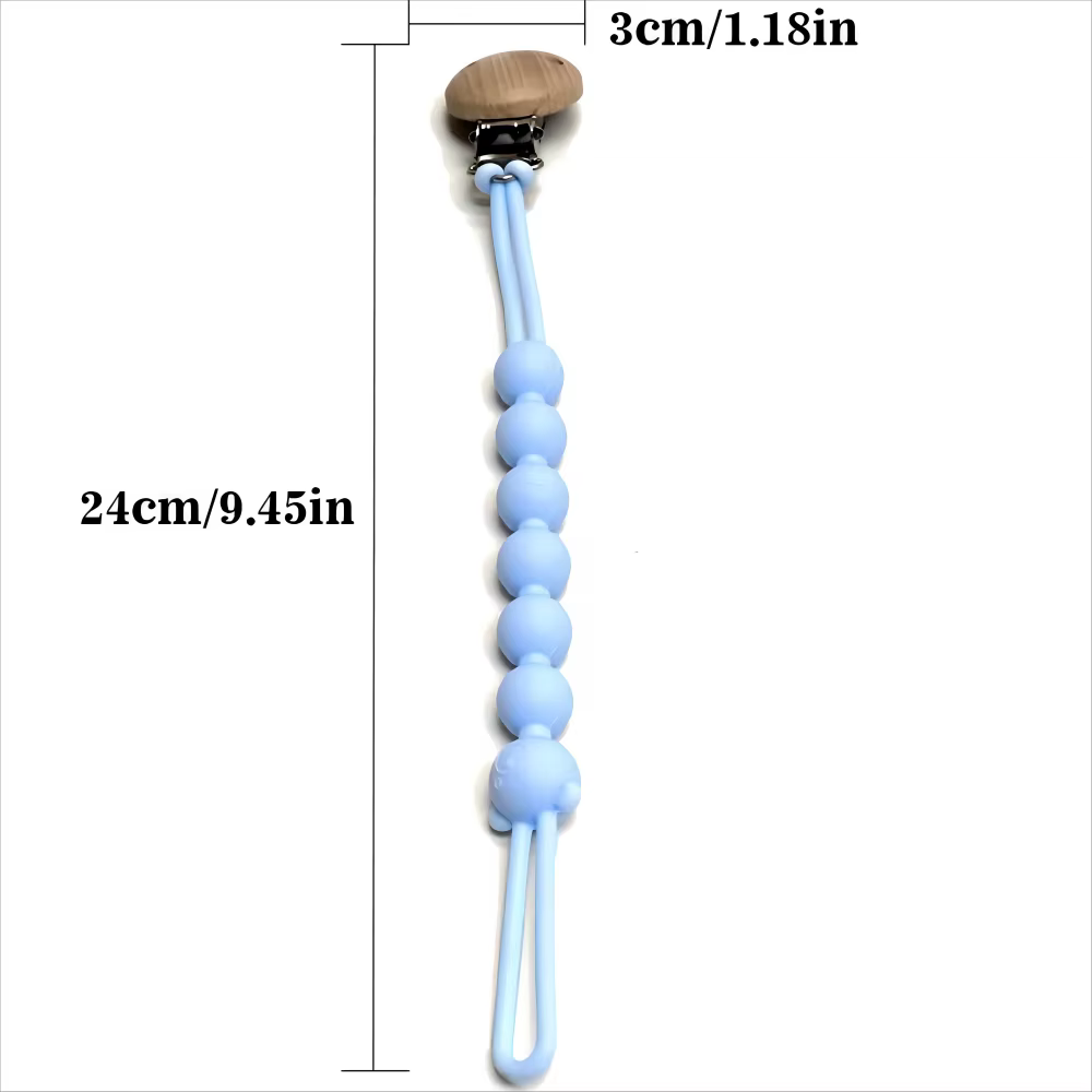 1/9 pièces bébé une chaîne de sucette bébé sucette lanière de qualité alimentaire Silicone dentition