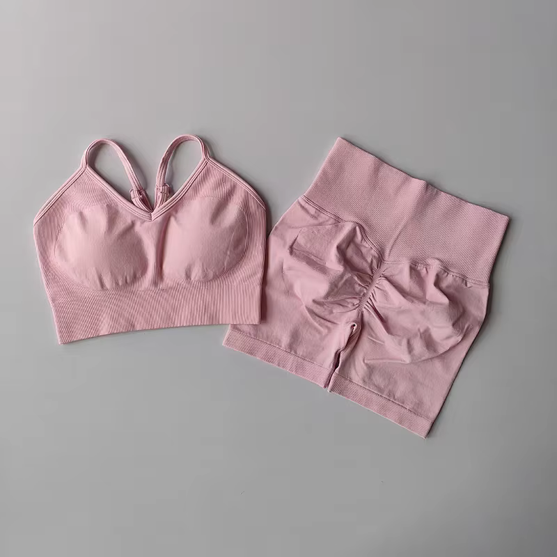 2 pièces ensembles de Yoga femmes taille haute tenues d'entraînement vêtements de sport vêtements de