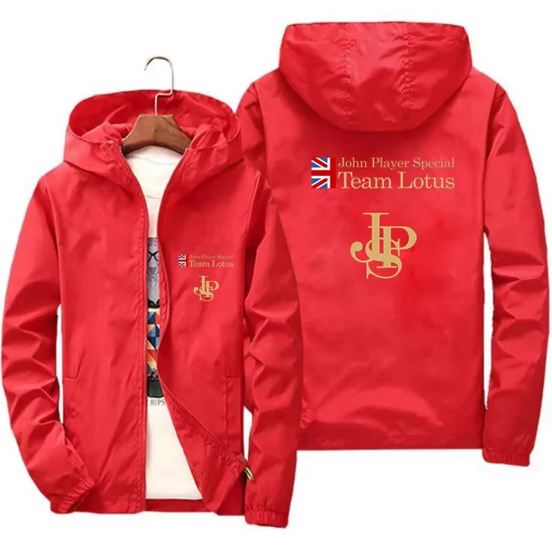 Veste de navigation zippée à capuche coupe-vent pour homme, JPS Zone First, équipe spéciale, optique