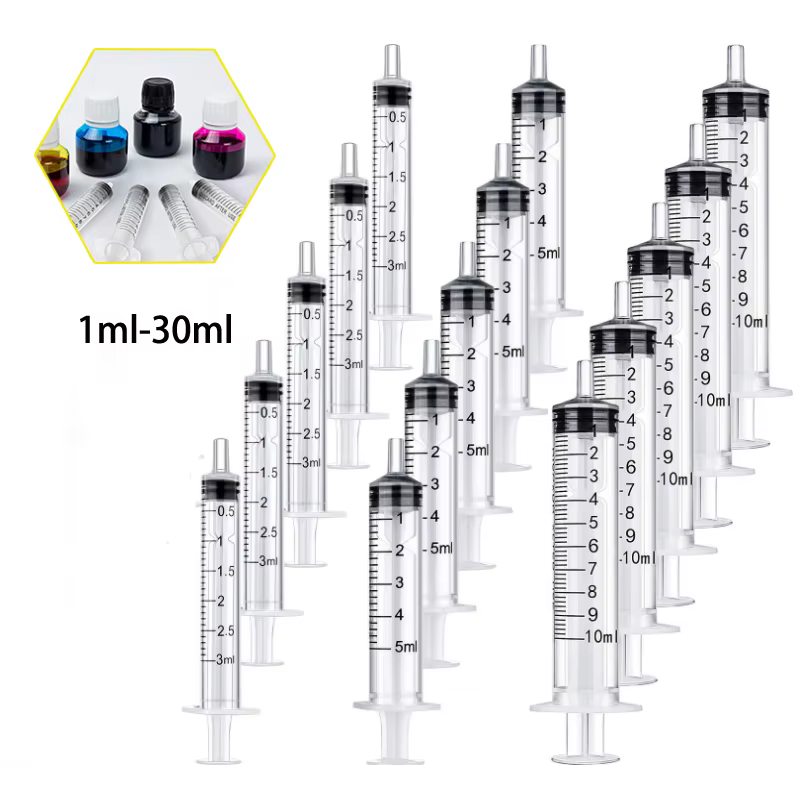 Seringue réutilisable en plastique pour mesurer les nutriments, outil de cuisine hydroponique, 1ml-1