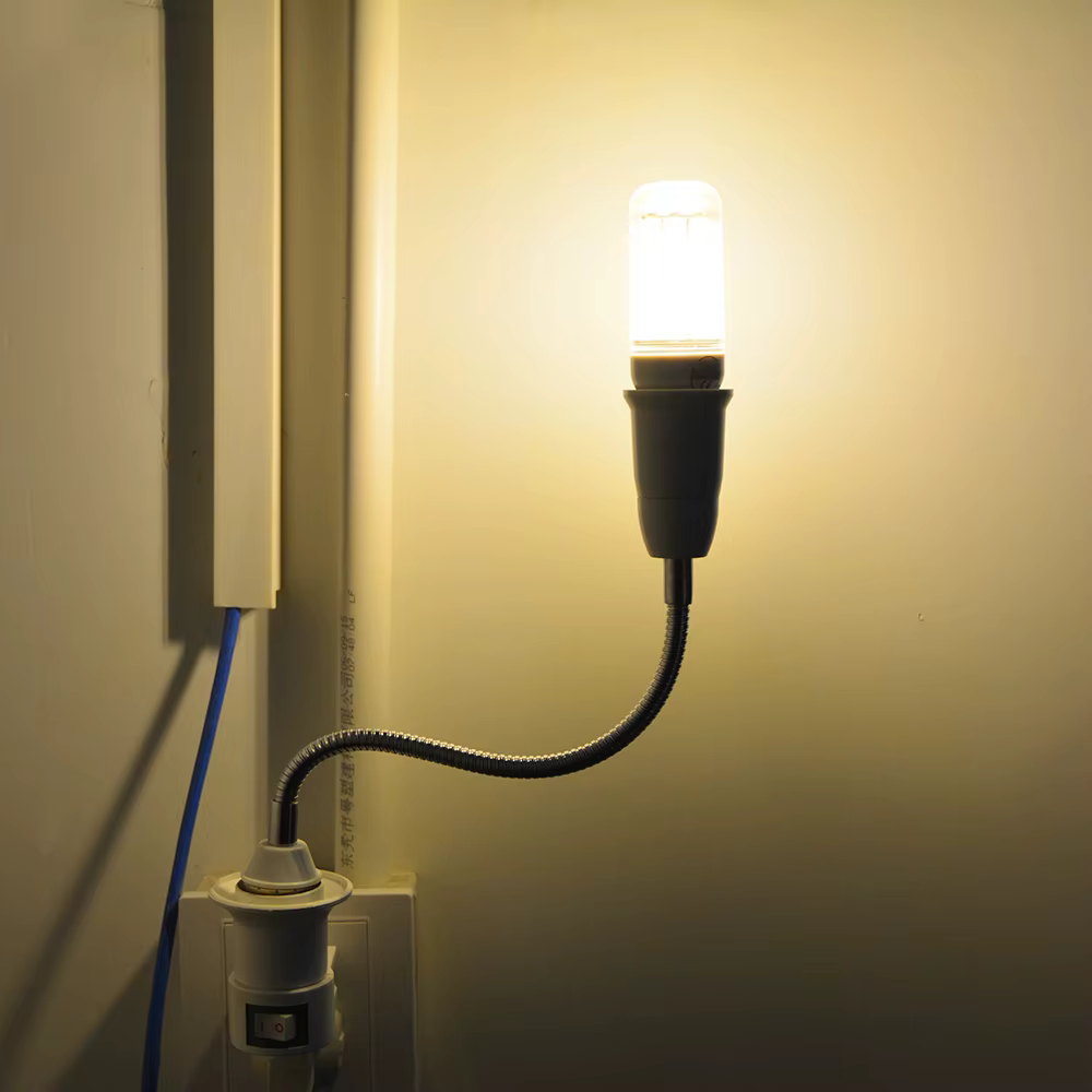 20/30/40/50/60cm E27 à E27 Base support de lampe LED adaptateur d'extension convertisseur vis douill