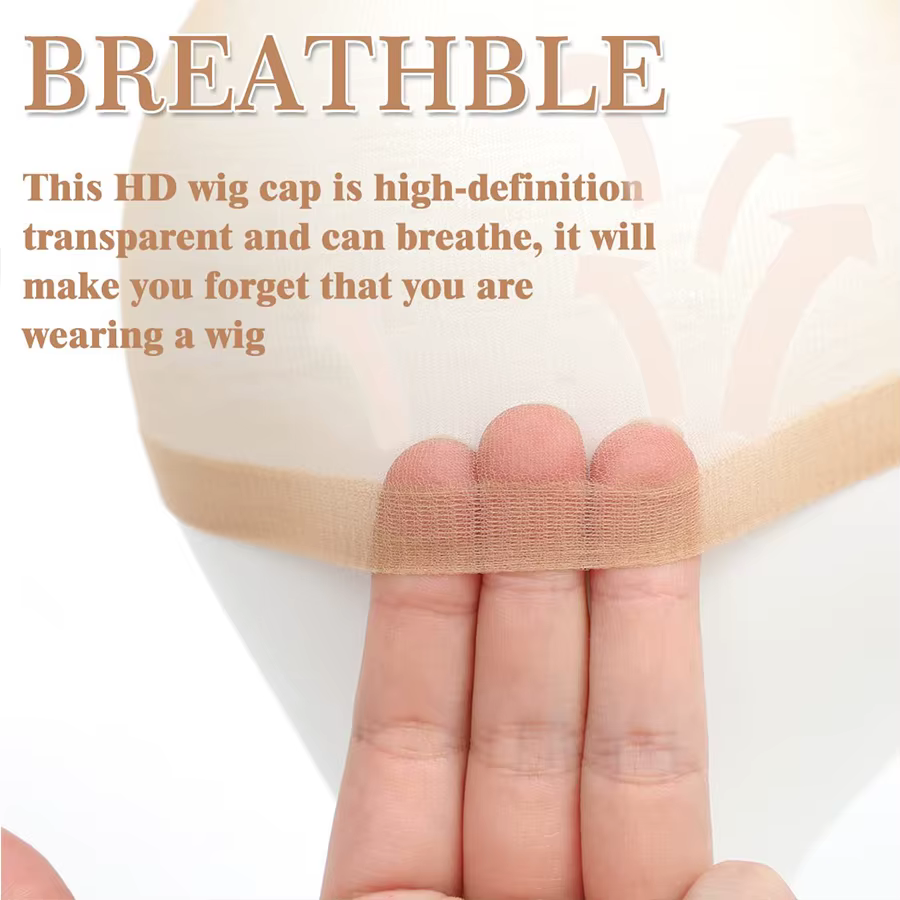 Bonnet de perruque HD en gros, filet à cheveux transparent HD de haute qualité, bonnet de perruque e