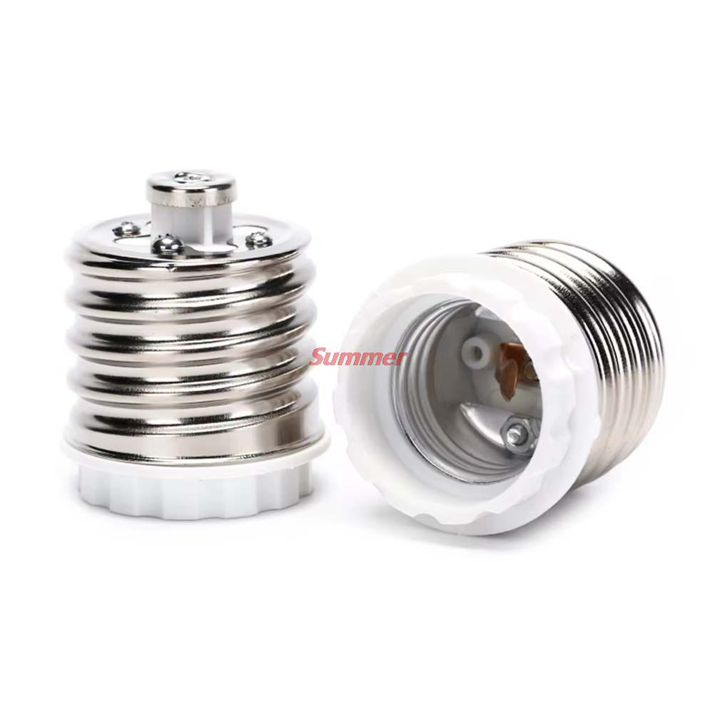 Adaptateur d'ampoule LED E40 à E27, 1 pièce, Base d'ampoules, adaptateur de douille, convertisseur d