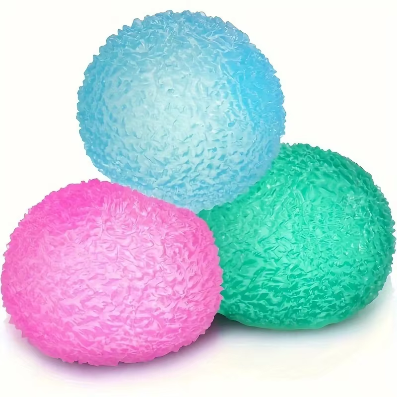 Boule de glace à Texture multicolore Squishy, jouet à presser pour enfants et adultes, jouets Pop Fi