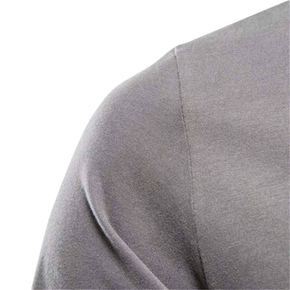 100% Coton t-shirt à manches longues pour hommes T-shirts décontractés pour hommes à printemps solid