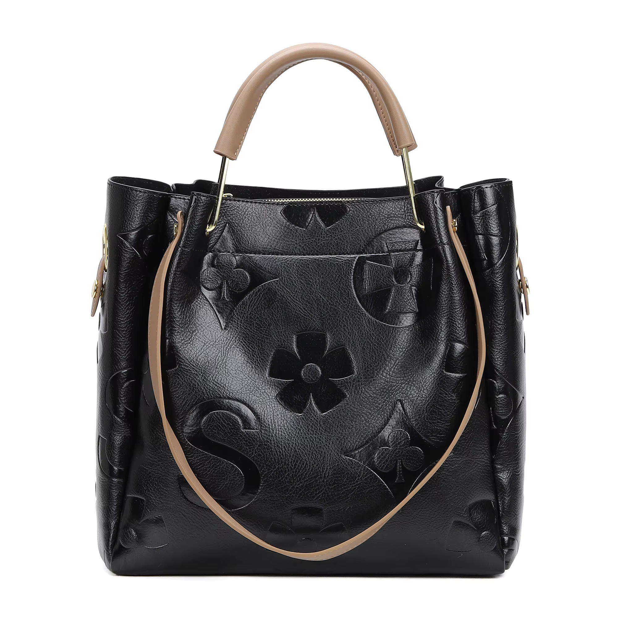 Ensemble de sacs à main avec poignée supérieure, grand sac à bandoulière en cuir végétalien, sac sea