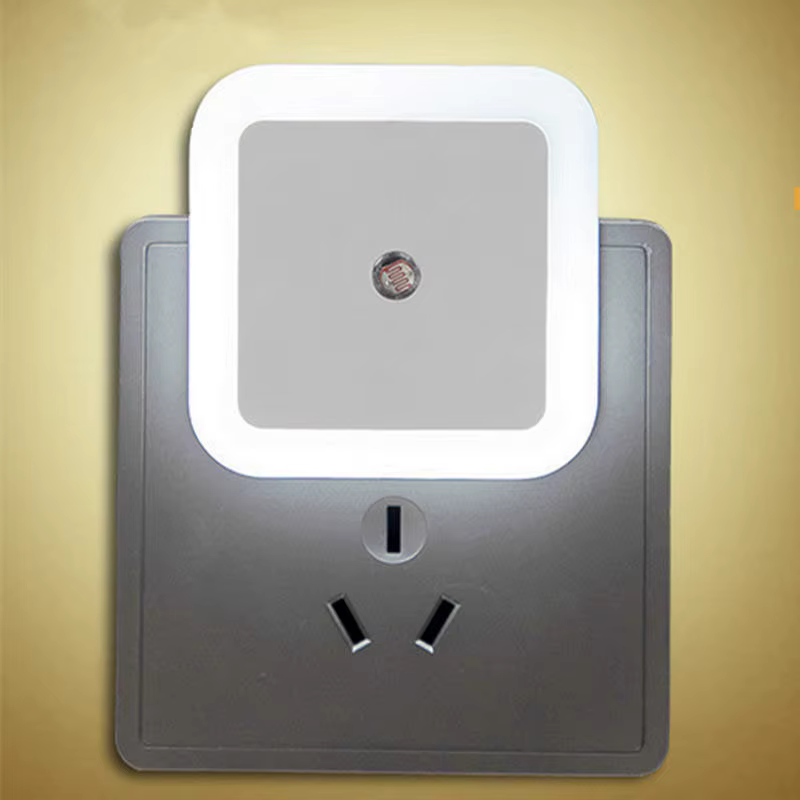 Veilleuse LED sans fil Mini mur mignon Plug-in capteur automatique lampe de chevet pour chambre cham