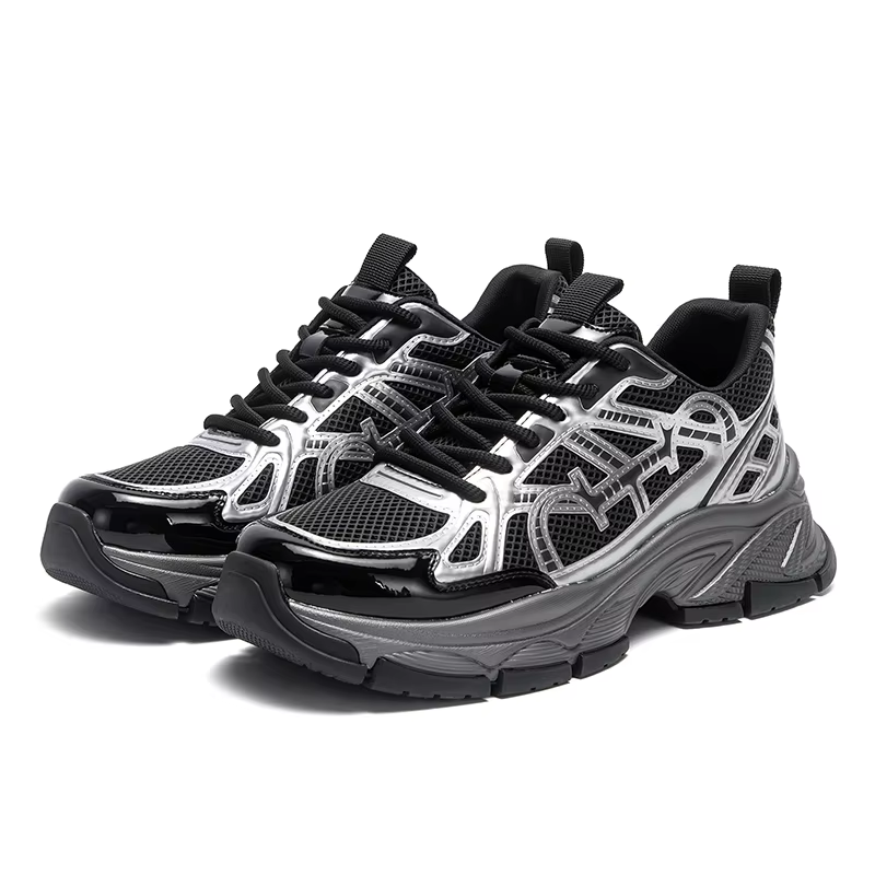 Chaussures décontractées pour hommes été nouvelles chaussures vulcanisées d'extérieur en maille resp