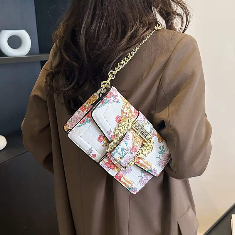 Mini sac à bandoulière élégant pour femmes, Design mignon, matériau en simili cuir avec poche zippée