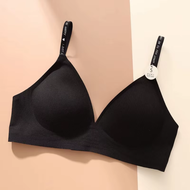 Soutien-gorge fileté sans marquage pour femmes, sans anneau en acier, Anti-affaissement, sous-vêteme