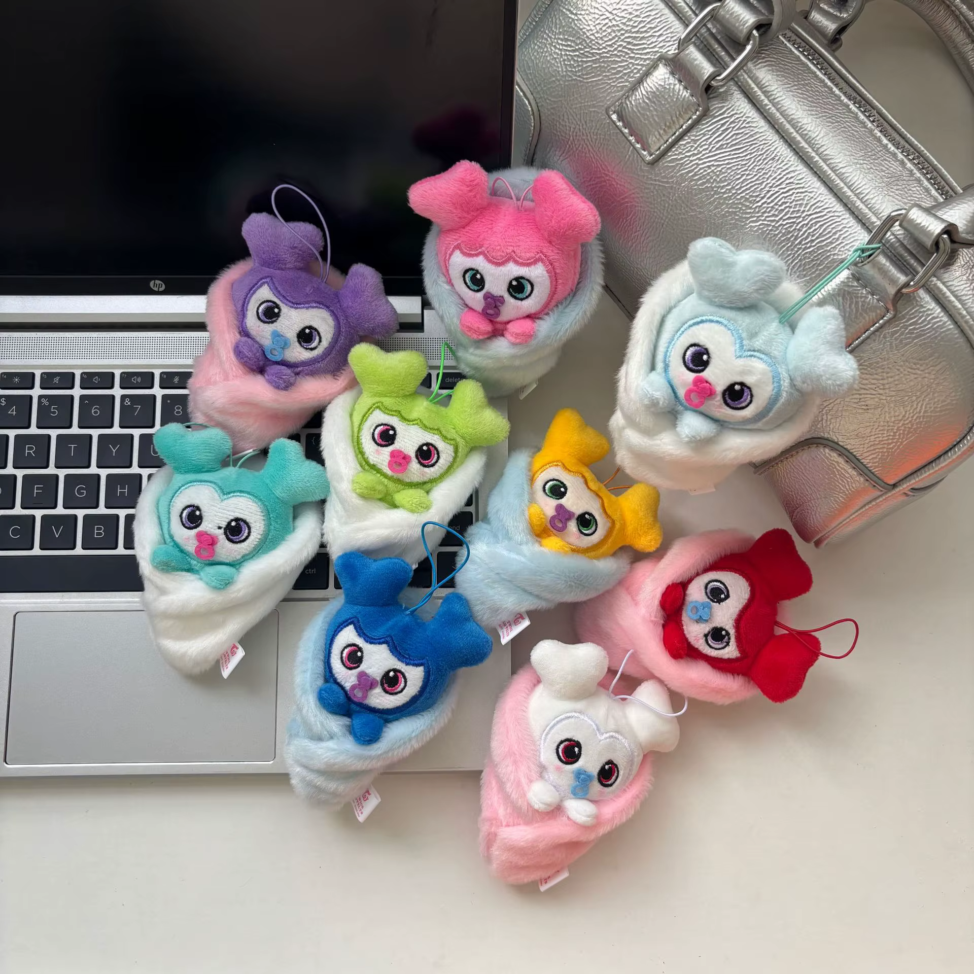 Poupée en peluche sucette adorable Park Jihyo Hirai Momo Sun Chaeyoung Momo, cadeau pour ami, autour