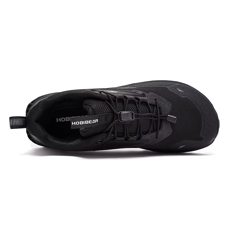 HOBIBEAR Chaussures de course unisexes avec bande élastique, baskets de randonnée, chaussures décont