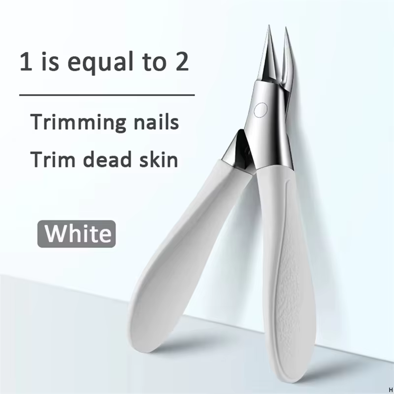 Coupe-ongles coupe-ongles pour ongles épais pour personnes âgées avec lame diagonale courbe pour ong