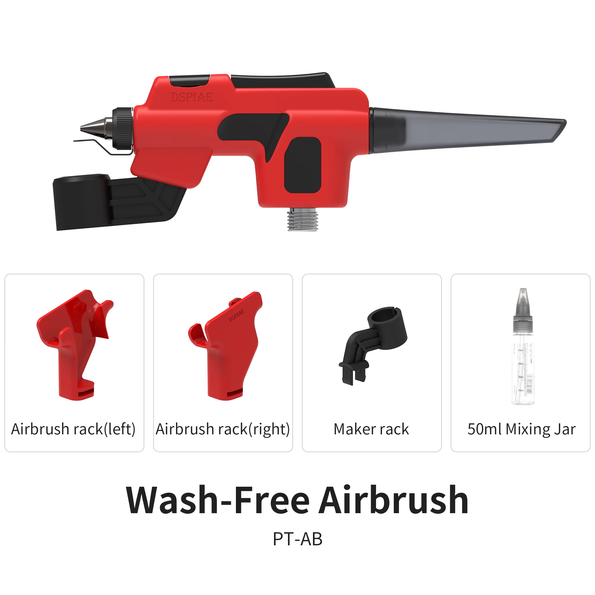 【DSPIAE PT-AB】 aérographe sans lavage avec support marqueur pour peinture de modèles à l'échelle cha