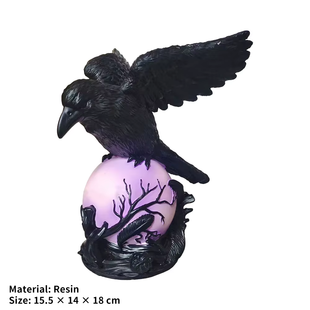 Lampe de nuit de Style européen, Sculpture d'étude, lampe de bureau d'aigle créative, ornement de ta