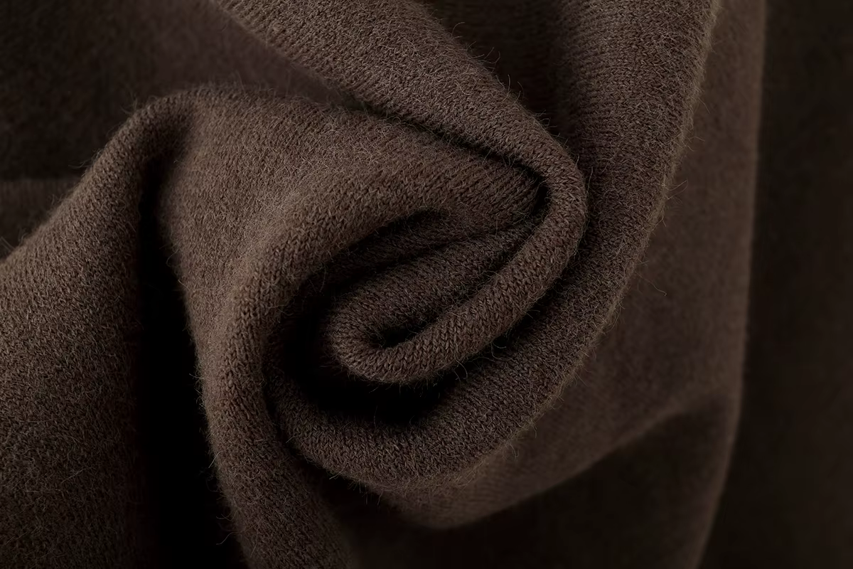 ETJ 2025 nouvelle mode femme surdimensionné version ample du col rond cape pull couleur unie manches