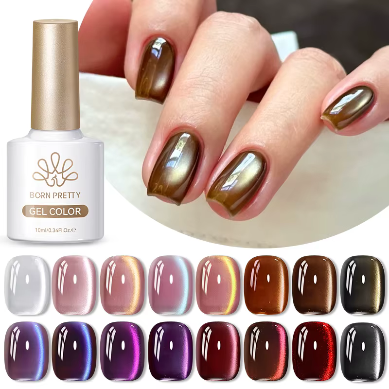 BORN PRETTY 10ml marron violet noir rouge chat vernis Gel magnétique manucure tremper Gel UV vernis