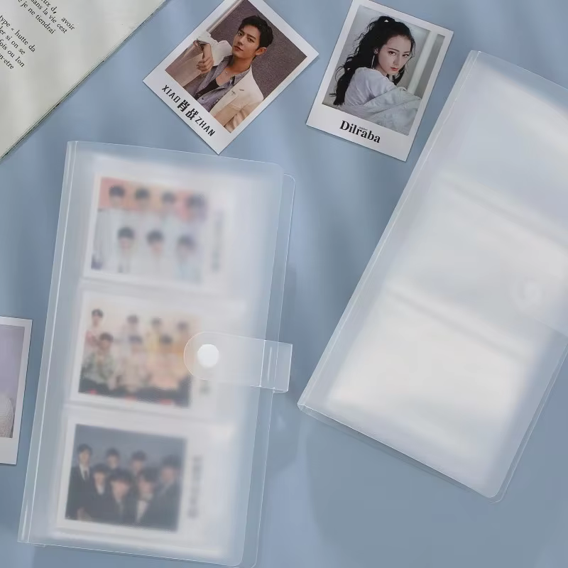Album Photo Transparent Mini Album Polaroid carte Photo billet de Train carte Collection livre bijou