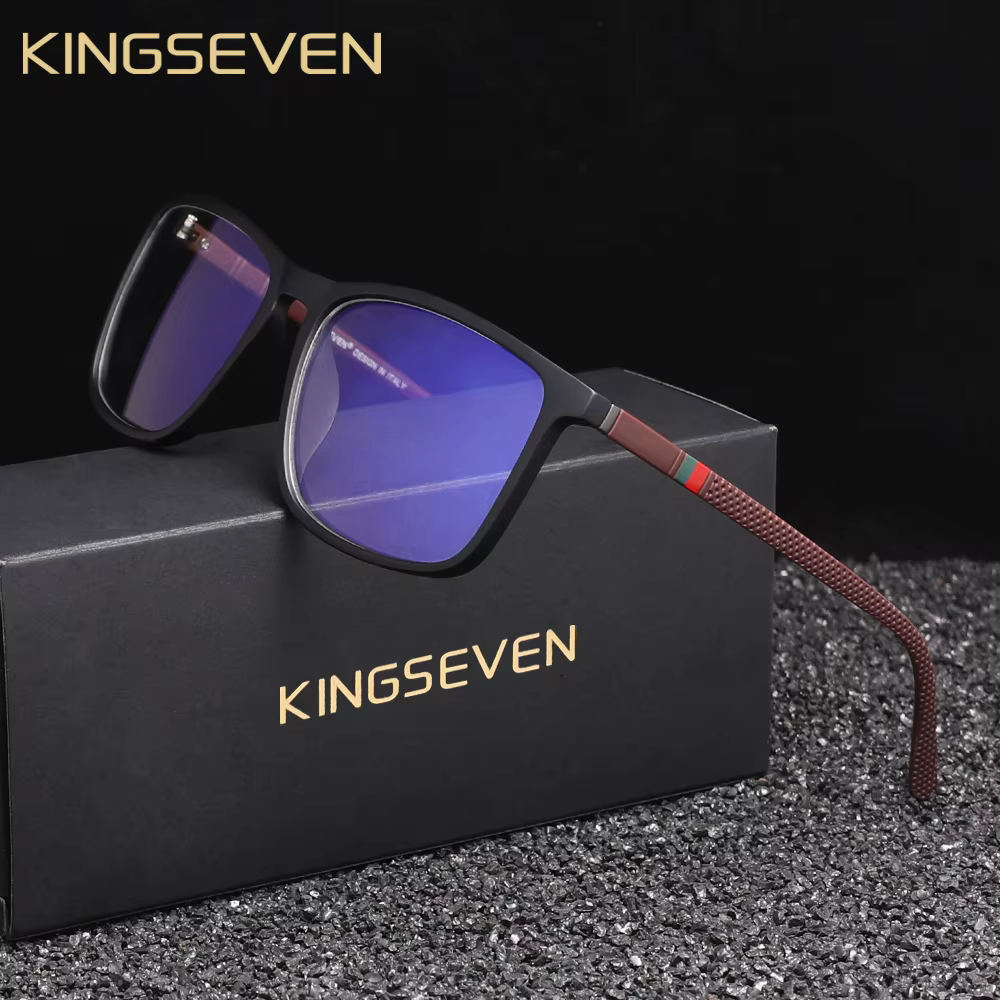 KINGSEVEN lunettes bloquant la lumière bleue hommes/femmes ordinateur Anti-rayon bleu lunettes lenti
