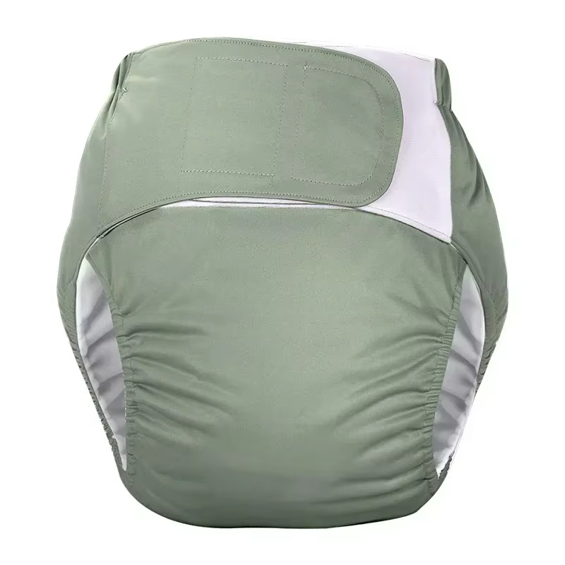 Couche-culotte imperméable et lavable pour adultes, pantalon anti-fuite réglable pour Incontinence, 