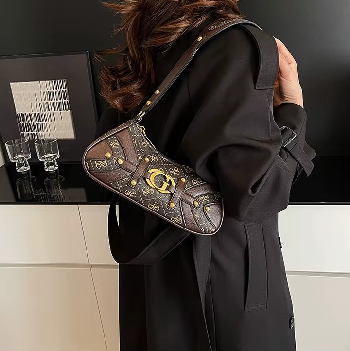Sac fourre-tout simple et élégant pour femme, sac à bandoulière en cuir de créateur, sac à épaule te