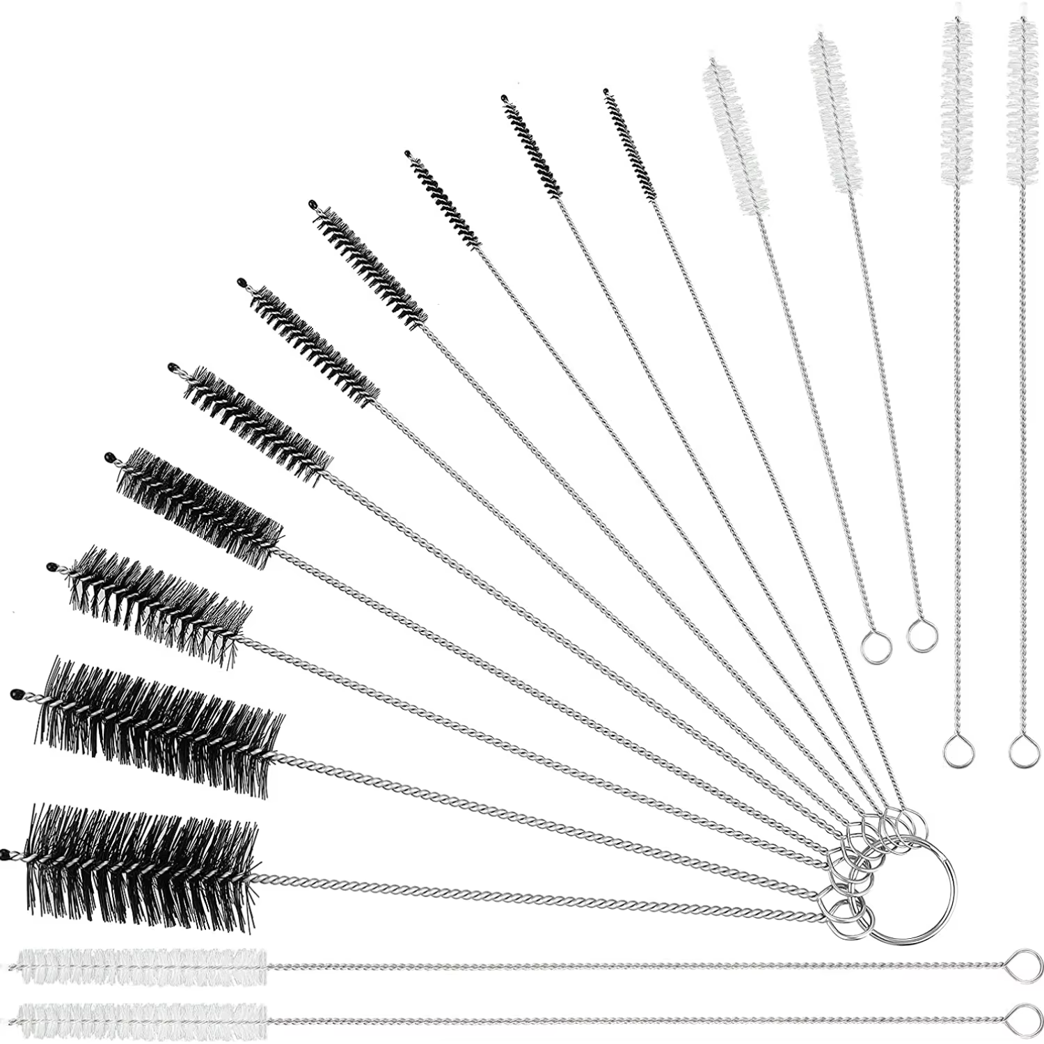 Brosse en Nylon, ensemble d'outils multifonctionnels, brosse de pulvérisation, nettoyage de pailles 