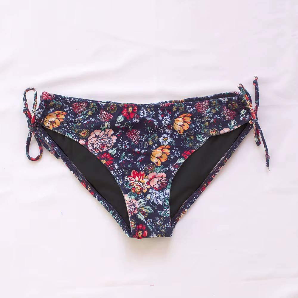 Bandage Floral Bikini de base Tanga Bikinis brésiliens femmes bas 2025 Sexy maillot de bain femmes b