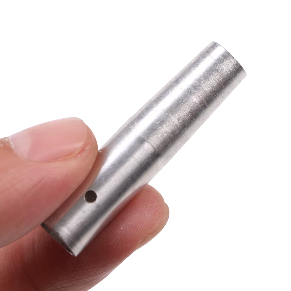 6/12 pièces tir à l'arc connecter pointe de flèche en aluminium flèche insérer OD 8mm en bois bambou