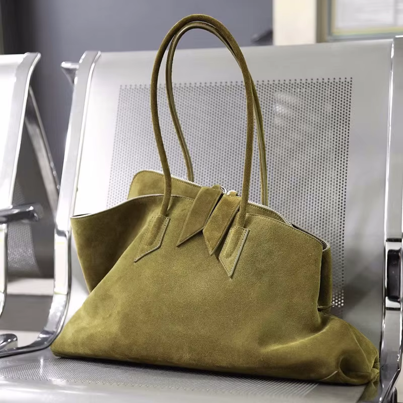 Sac à main polyvalent en Faux daim, couleur unie, à la mode, produit de haute qualité, grande capaci