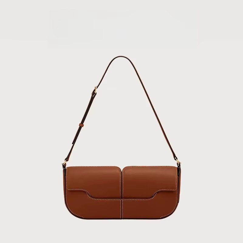 Sac à main unisexe en cuir véritable pour femme, modèle 2026, idéal pour le travail, les trajets quo