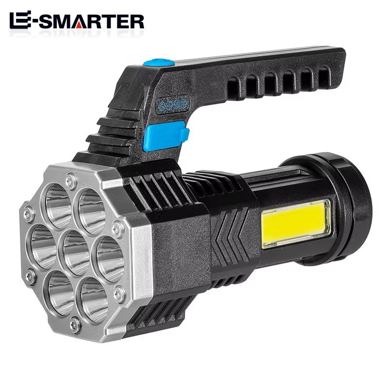 Lampes de poche LED haute puissance, torche de Camping avec 7 perles de lampe et lumière latérale CO