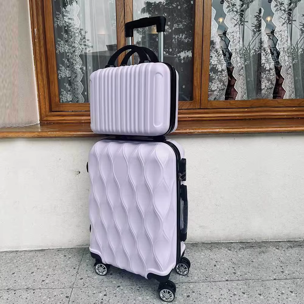 Ensemble de bagages 2 pièces, valise cabine 20 pouces, petit ensemble de valises portables 14 pouces