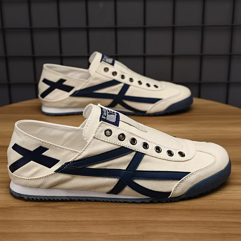 Chaussures de course classiques pour hommes, chaussures de sport à lacets à fond plat, chaussures de