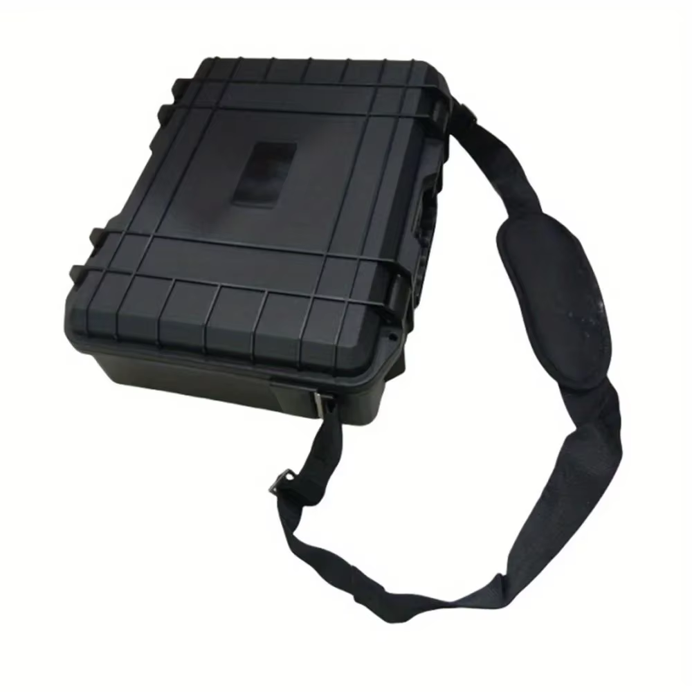 Mallette de transport rigide étanche, mallette à outils avec éponge prédécoupée, boîte de rangement,