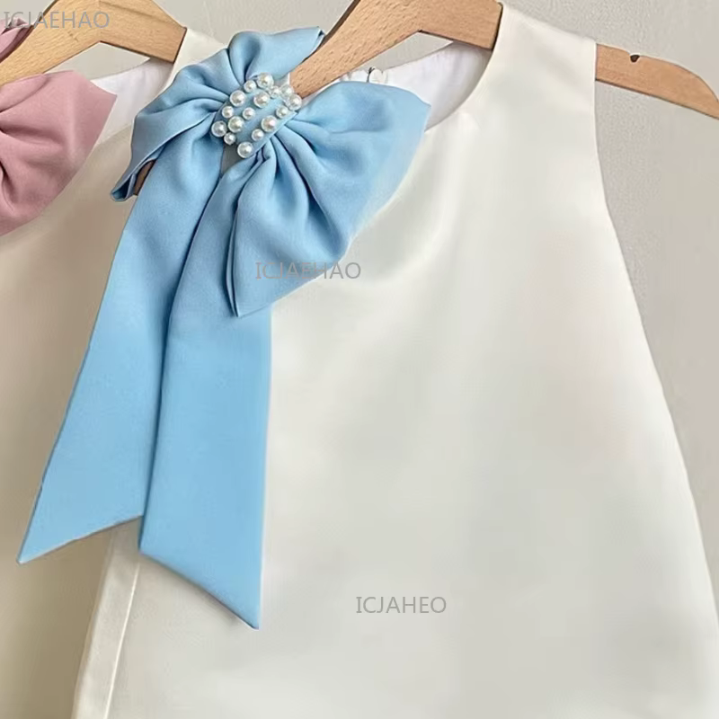 Nouvelle Robe de Princesse pour Filles, Jupe Évasée, Tenue de Cérémonie Mignonne et Élégante pour En