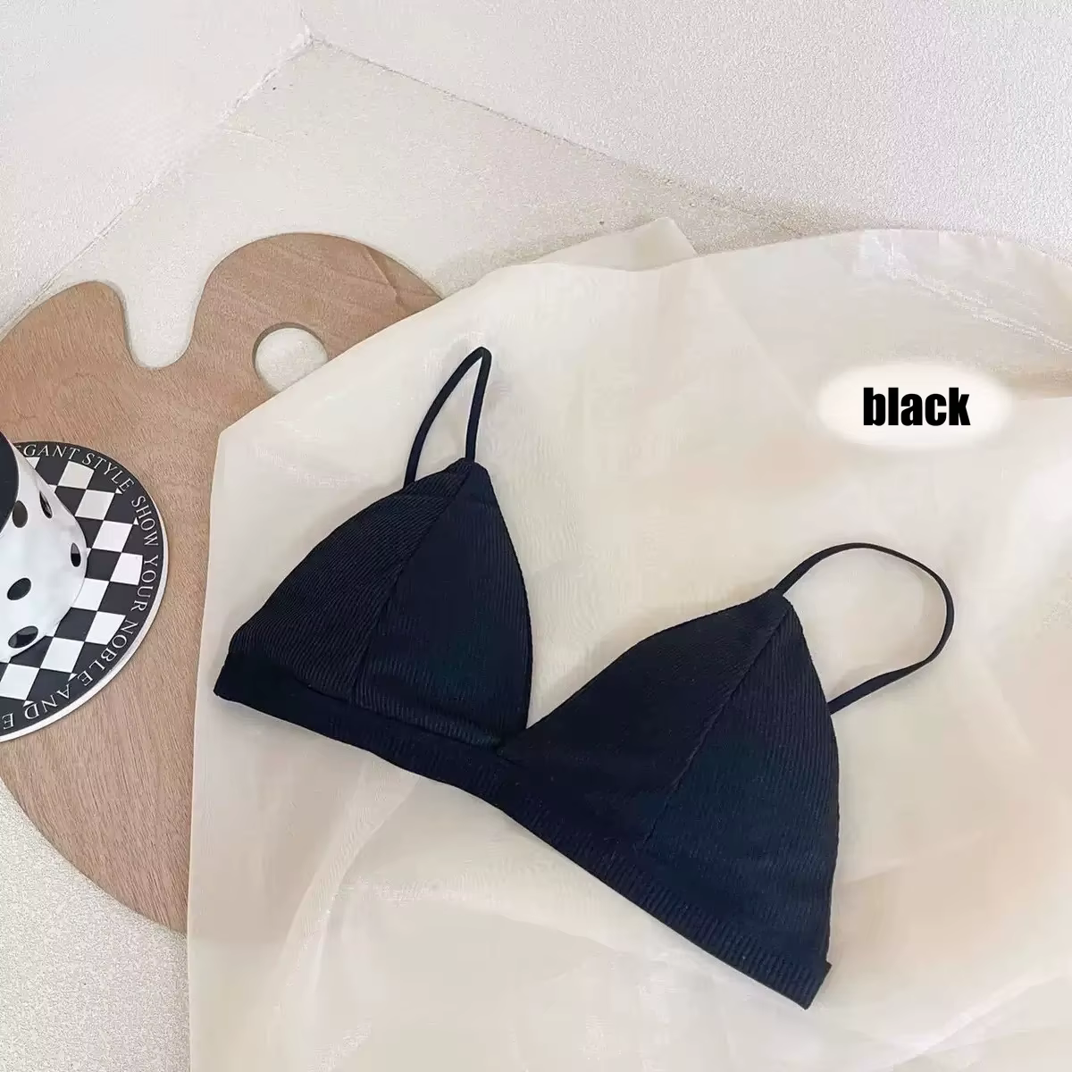Soutien-gorge sans armatures, confortable et respirant, à la mode pour femmes (suggéré pour les tail
