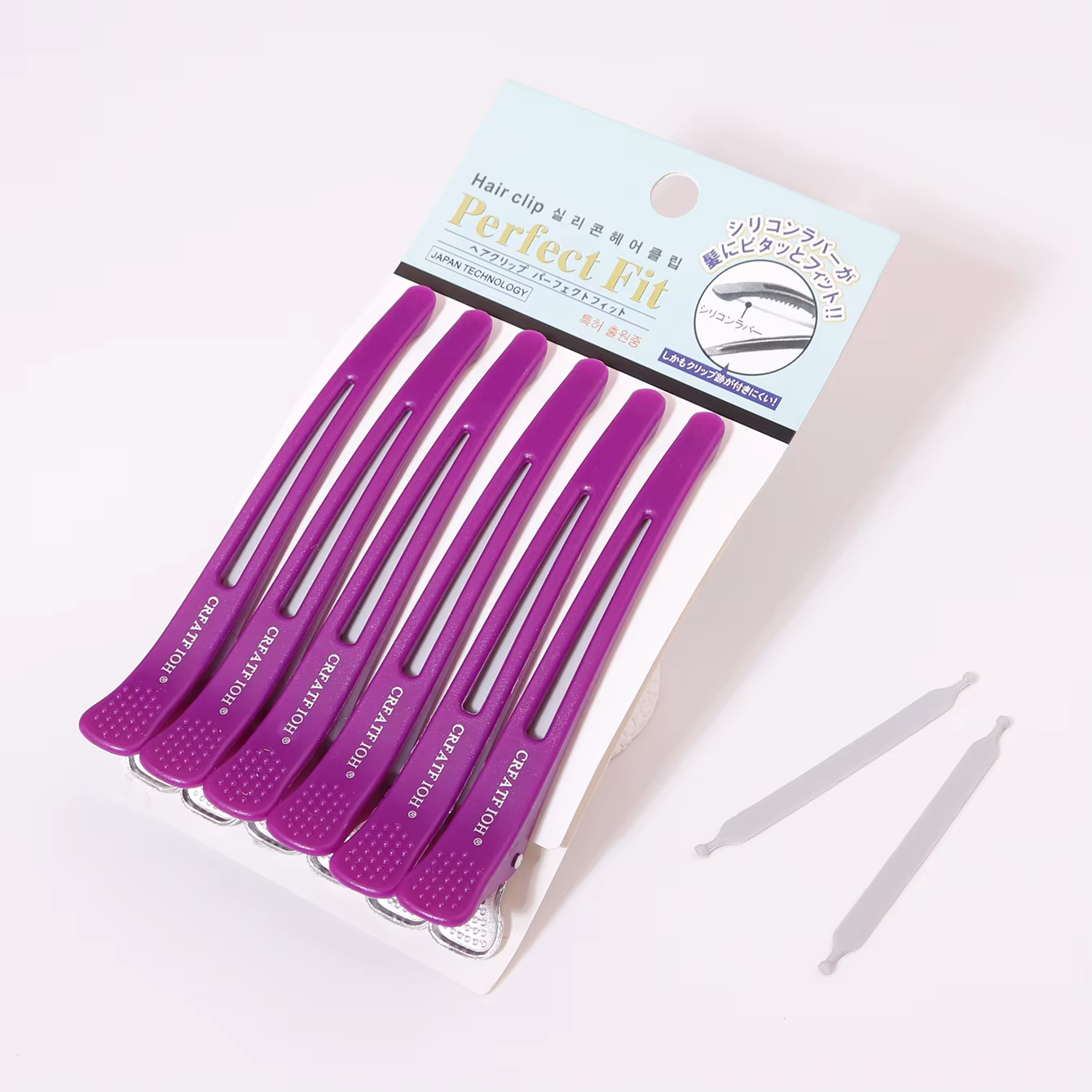 Épingle à cheveux longue à pince sans couture, 6 pièces, épingles à cheveux sans pli, épingle à chev