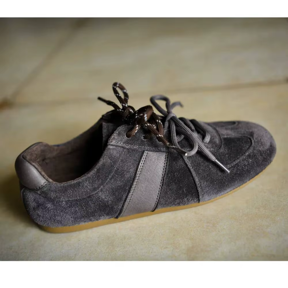 Chaussures de sport rétro à semelle épaisse pour femmes, chaussures Dequn à talon compensé, conforta