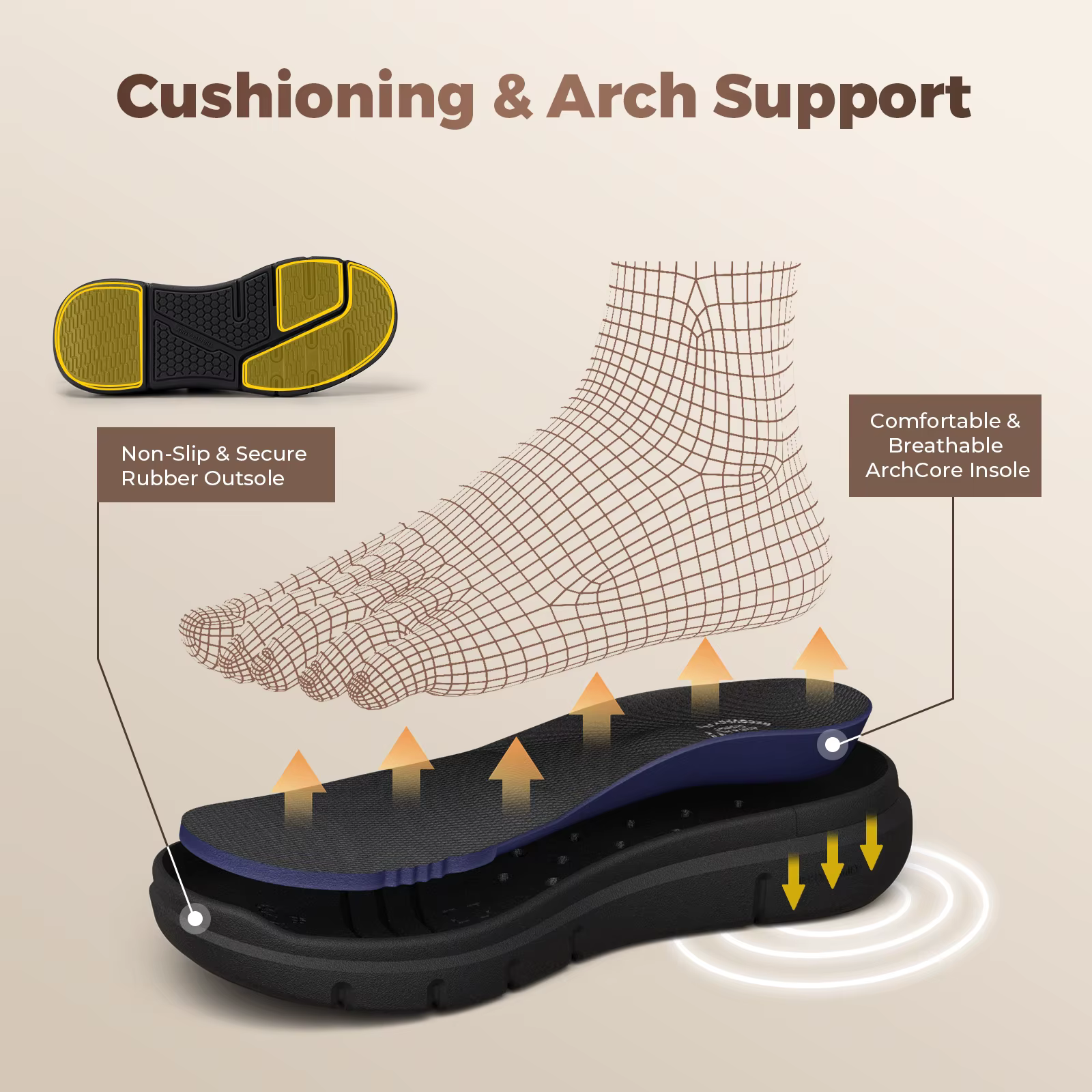 FitVille chaussures en cuir pour hommes chaussures larges pour pieds gonflés chaussures de marche po
