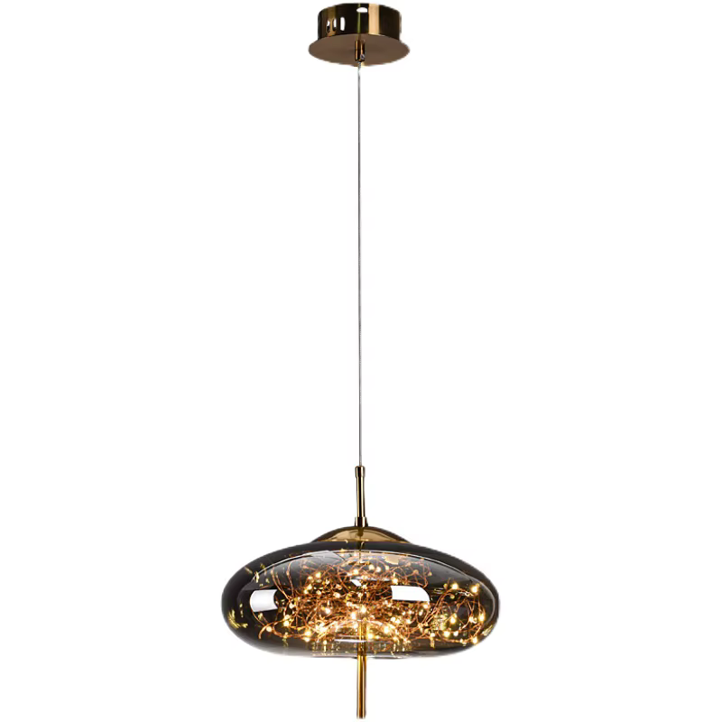 Lustre de chevet rouge en filet nordique pour fille, lumière de luxe, longue ligne, personnalité, Ar