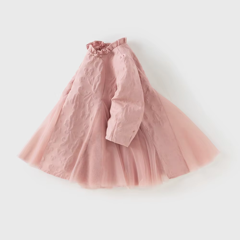 Dave Bella automne fille robe élégante charme doux mignon enfants princesse maille robe mode fête en