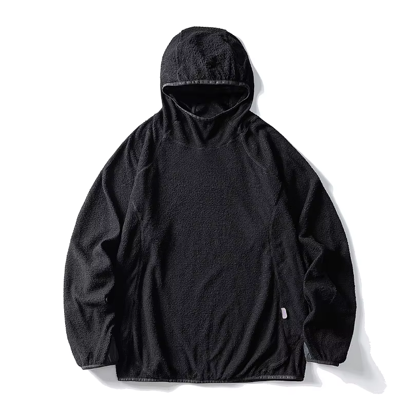 Chemise unisexe légère à capuche en velours nuage à séchage rapide pour les sports de plein air : ca