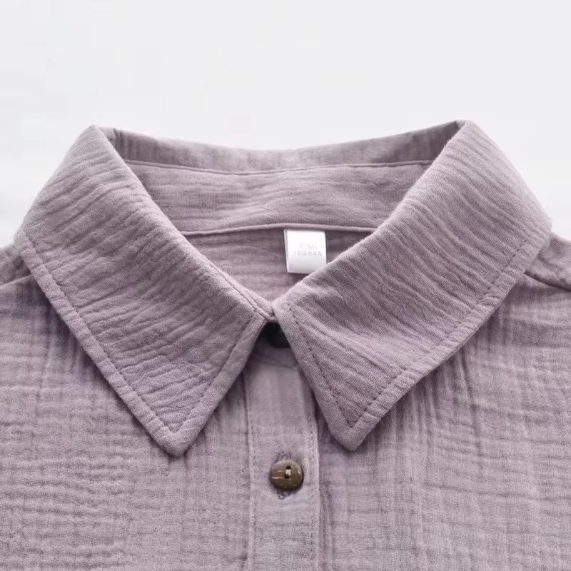 Robe chemise Chic et élégante pour femmes, 100% coton, col rabattu, manches longues, robe de fête d'
