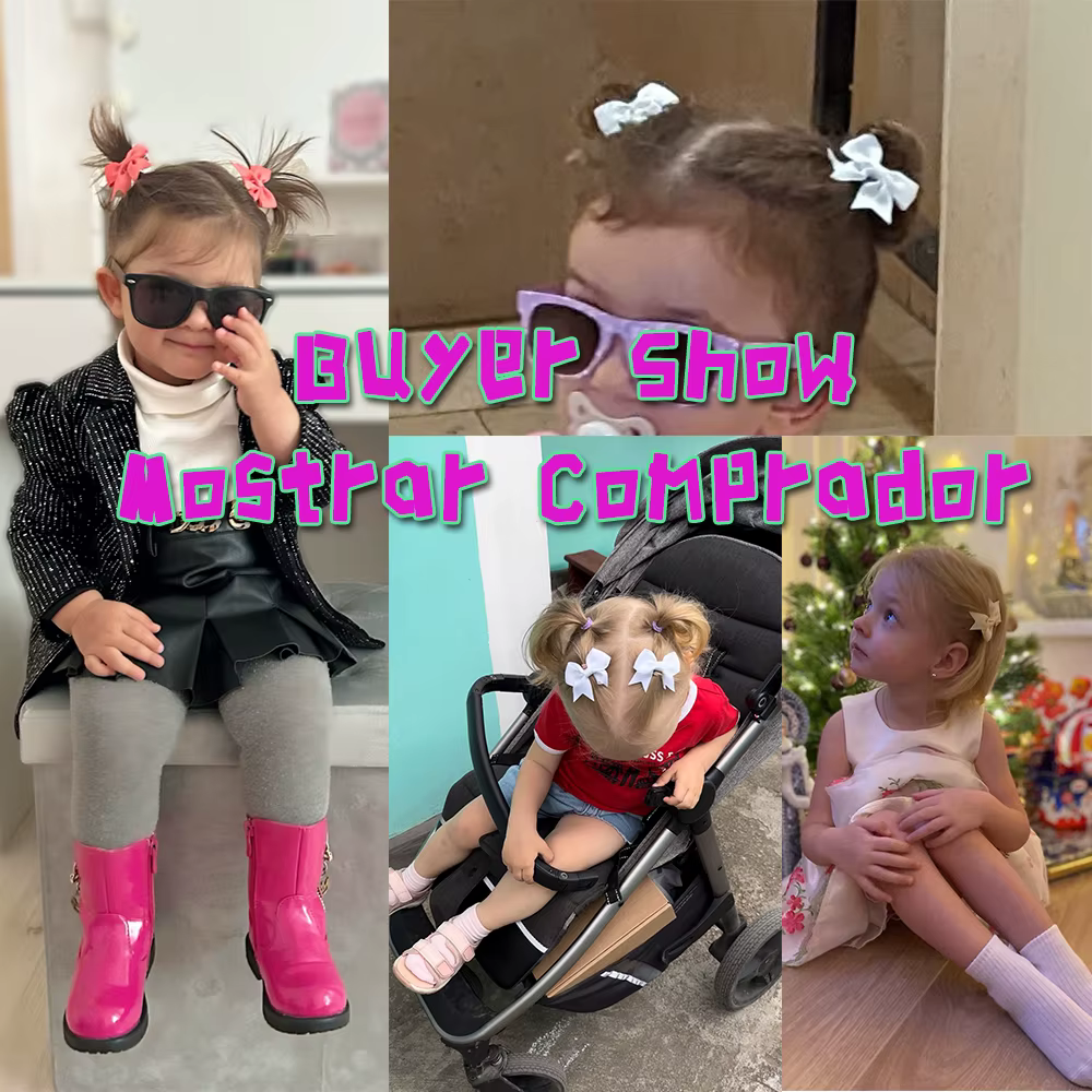 Pinces à cheveux avec nœuds pour enfants, couleur unie, pour bébés filles, ruban fait à la main, épi