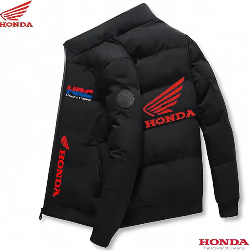 Honda veste en coton chaud décontracté hiver moto veste de sport hommes qualité extérieur veste épai