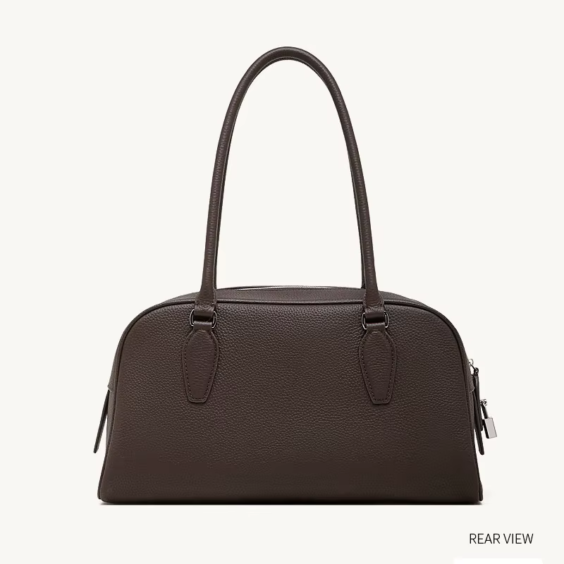 Nouveau Sac Boston 2026 pour Femme en Cuir Véritable de Haute Qualité, avec Poignée Supérieure, Coul