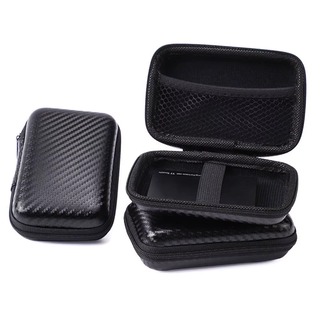 Brûleur-Sac à fermeture éclair pour chargeur de téléphone portable, sac de protection, étui pour dis