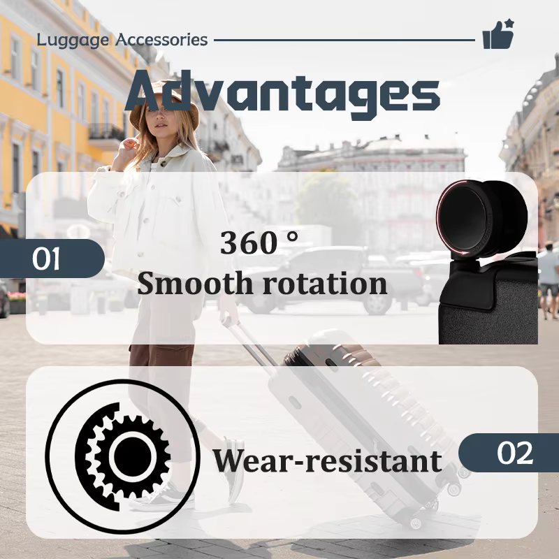 Pièces de rechange pour valises Rimowa 360 °   Roues silencieuses et lisses, roues pivotantes, insta
