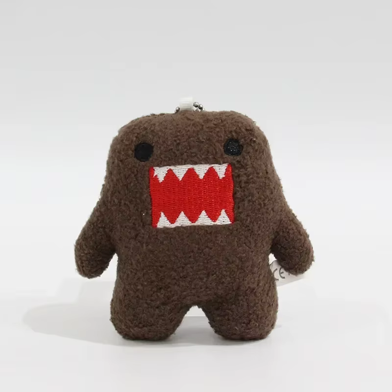 Kawaii mignon Domo Kun peluche porte-clés boule chaîne dessin animé Kawaii mignon sac porte-clés pet